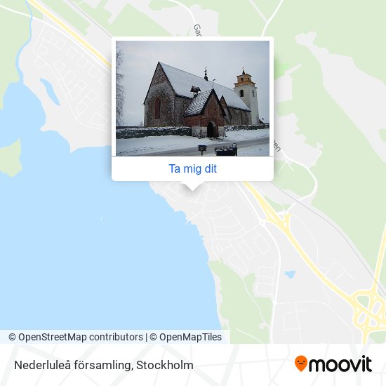 Nederluleå församling karta