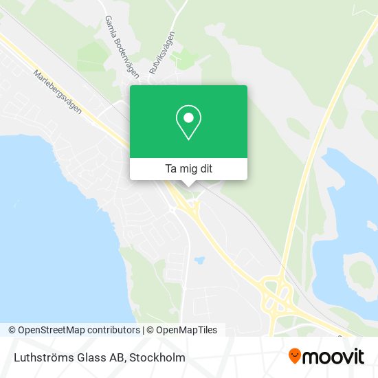 Luthströms Glass AB karta