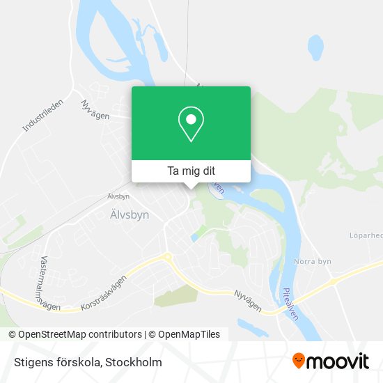 Stigens förskola karta