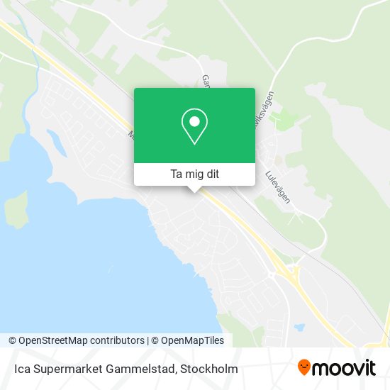 Ica Supermarket Gammelstad karta