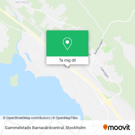 Gammelstads Barnavårdcentral karta