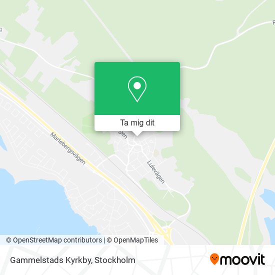 Gammelstads Kyrkby karta