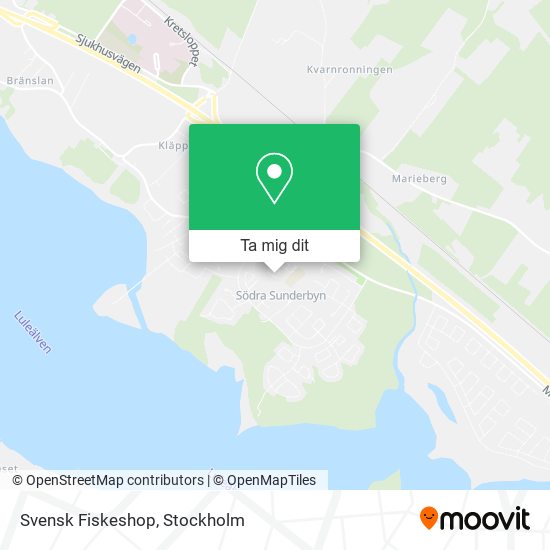 Svensk Fiskeshop karta