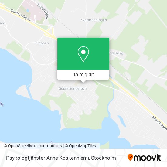 Psykologtjänster Anne Koskenniemi karta