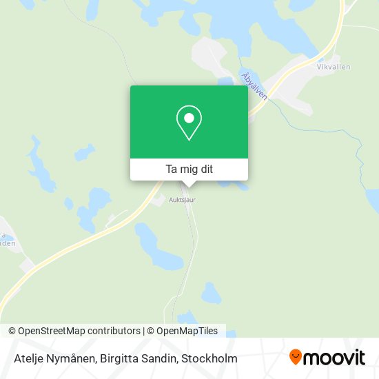 Atelje Nymånen, Birgitta Sandin karta