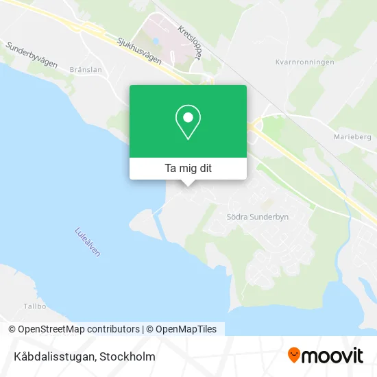 Kåbdalisstugan karta