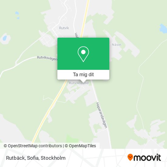 Rutbäck, Sofia karta