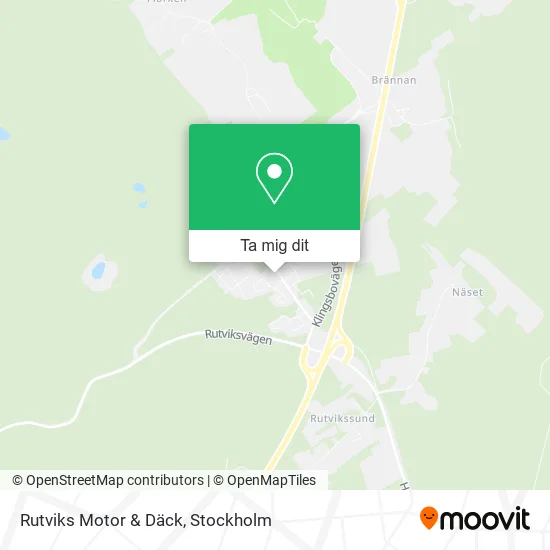 Rutviks Motor & Däck karta