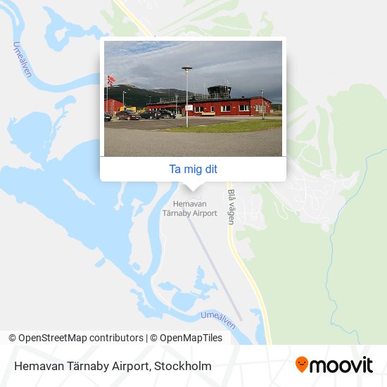 Hemavan Tärnaby Airport karta