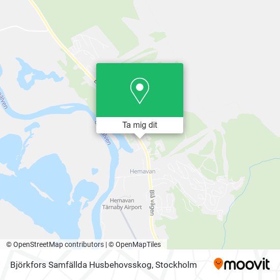 Björkfors Samfällda Husbehovsskog karta
