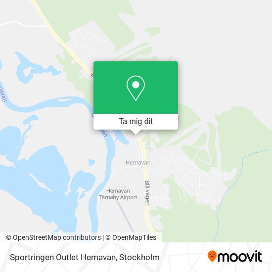 Sportringen Outlet Hemavan karta