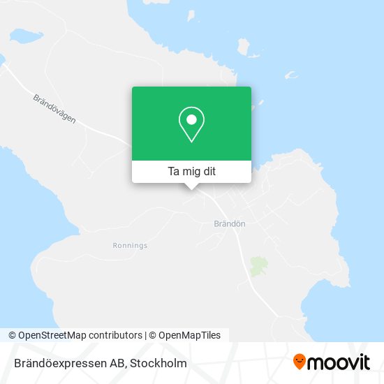 Brändöexpressen AB karta