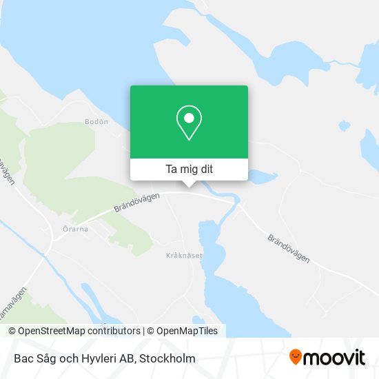 Bac Såg och Hyvleri AB karta