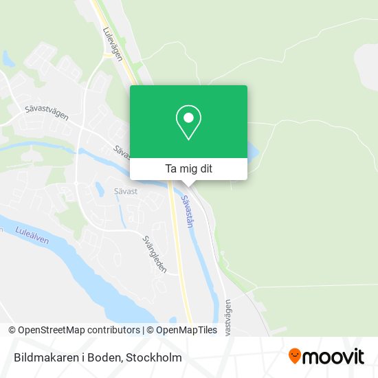 Bildmakaren i Boden karta