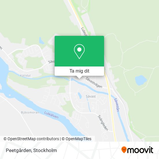 Peetgården karta