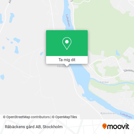 Råbäckens gård AB karta