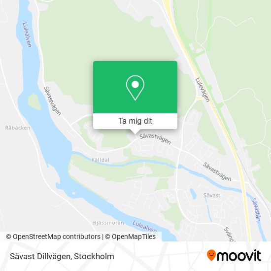 Sävast Dillvägen karta