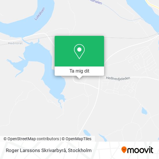 Roger Larssons Skrivarbyrå karta