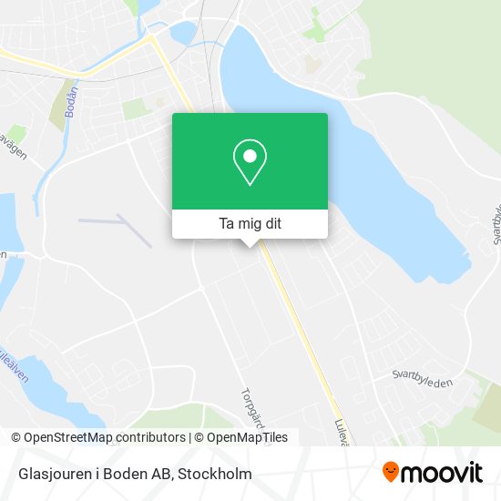 Glasjouren i Boden AB karta