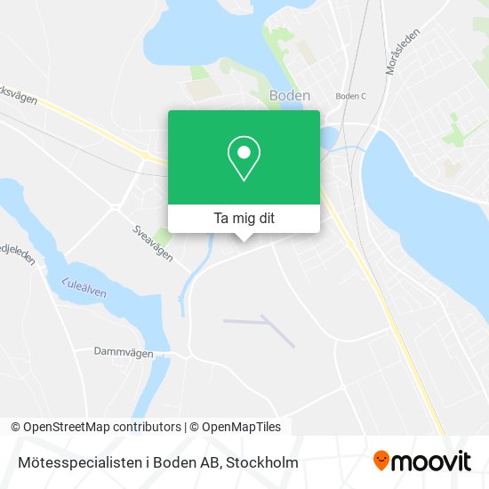 Mötesspecialisten i Boden AB karta