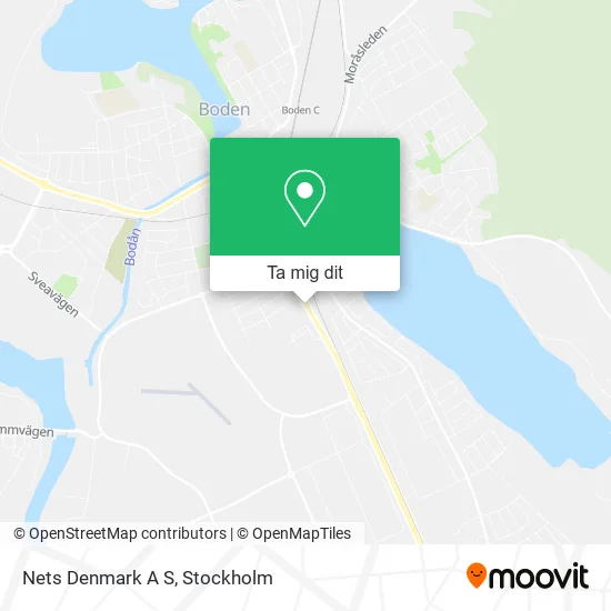 Nets Denmark A S karta