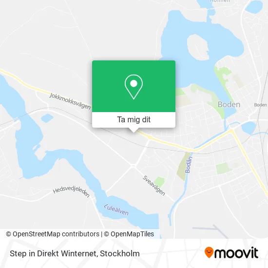 Step in Direkt Winternet karta