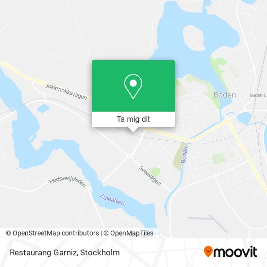 Restaurang Garniz karta