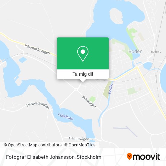 Fotograf Elisabeth Johansson karta