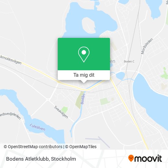 Bodens Atletklubb karta