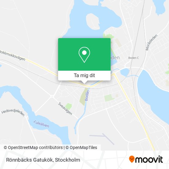 Rönnbäcks Gatukök karta