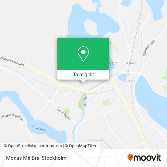 Monas Må Bra karta