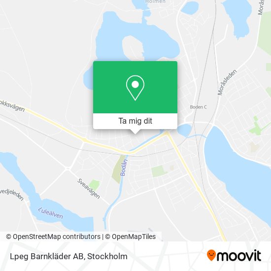 Lpeg Barnkläder AB karta