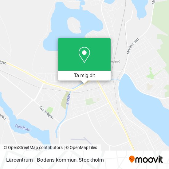 Lärcentrum - Bodens kommun karta