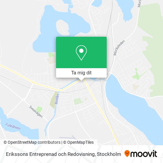 Erikssons Entreprenad och Redovisning karta