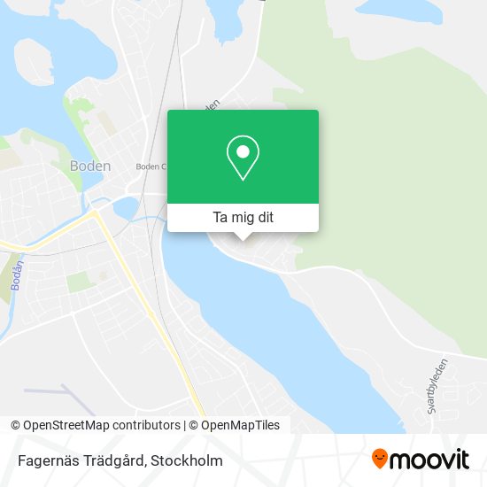 Fagernäs Trädgård karta