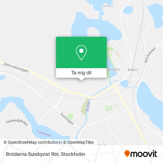 Bröderna Sundqvist Rör karta