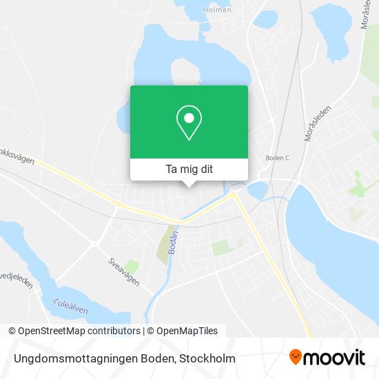 Ungdomsmottagningen Boden karta