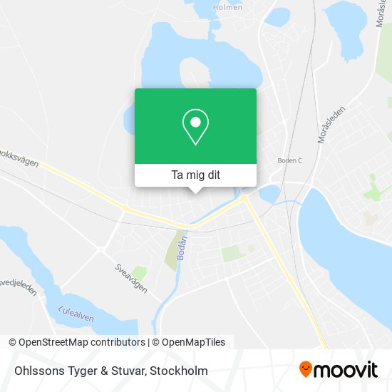 Ohlssons Tyger & Stuvar karta
