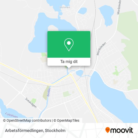 Arbetsförmedlingen karta