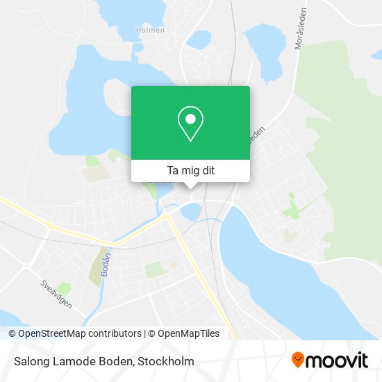 Salong Lamode Boden karta