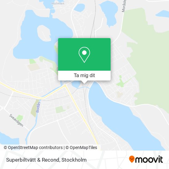 Superbiltvätt & Recond karta