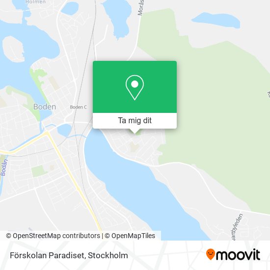 Förskolan Paradiset karta
