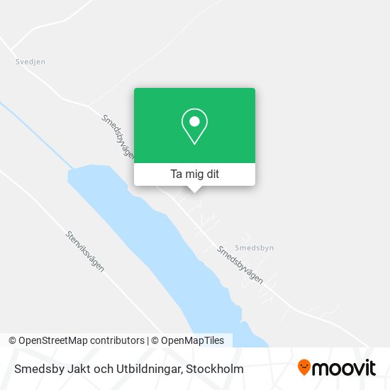 Smedsby Jakt och Utbildningar karta