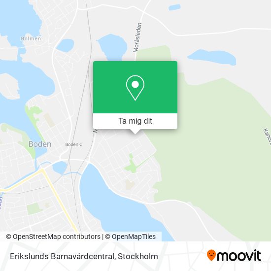 Erikslunds Barnavårdcentral karta