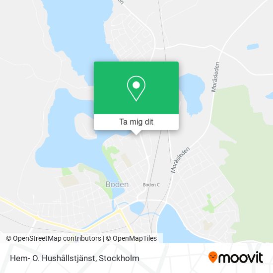 Hem- O. Hushållstjänst karta