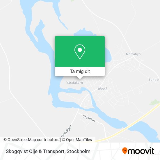 Skogqvist Olje & Transport karta