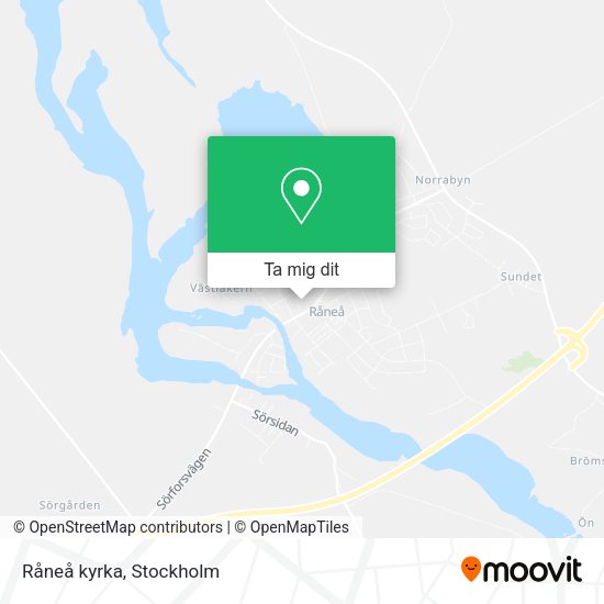 Råneå kyrka karta