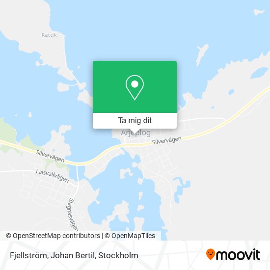 Fjellström, Johan Bertil karta