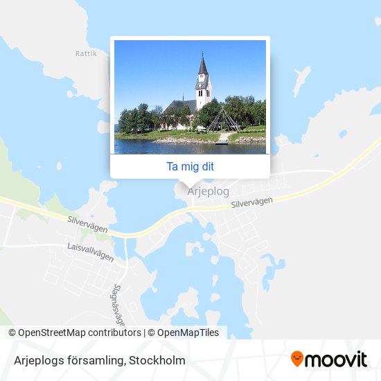 Arjeplogs församling karta