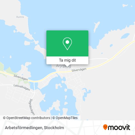 Arbetsförmedlingen karta